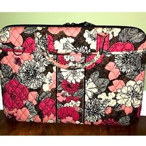 RETIRED Vera Bradley Mocha Rouge Hard Laptop Case